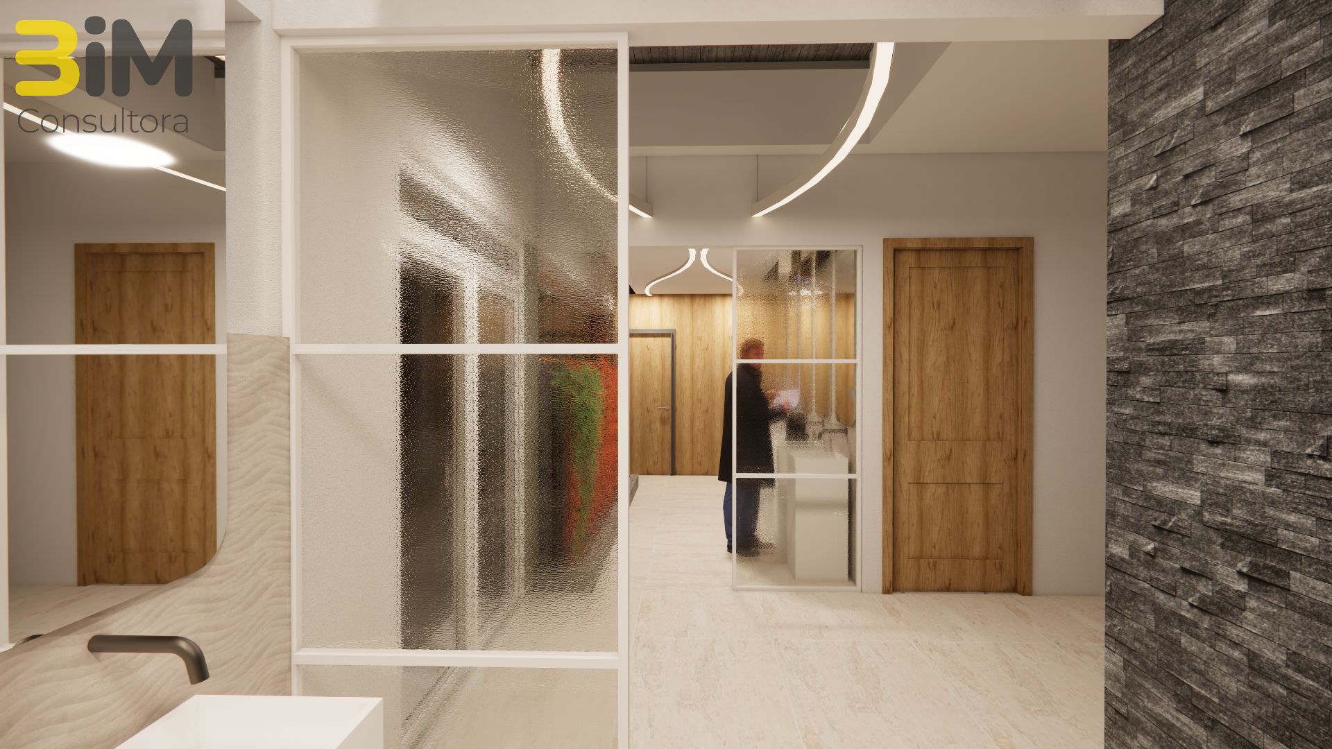 Render refuncionalización de edificio